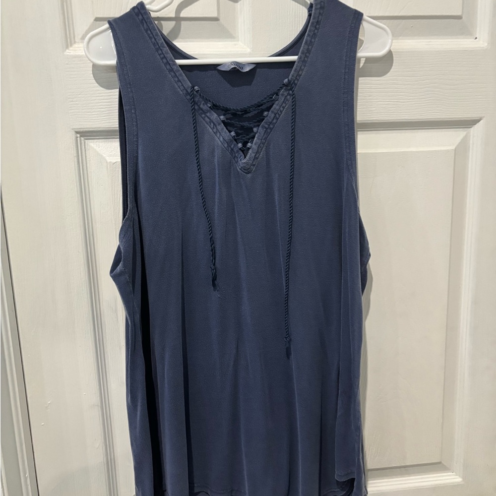 Soma Navy Sleeveless Tank Top